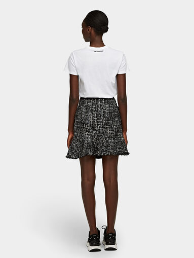 Short boucle skirt - 4