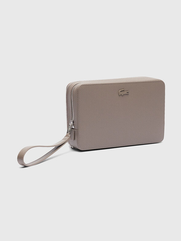 Small leather bag with saffiano effect - 4