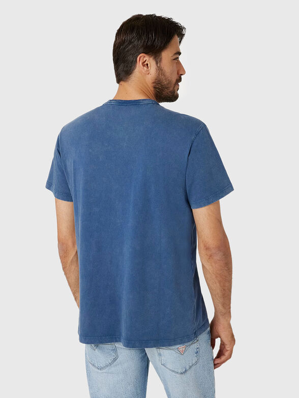 T-shirt in beige colour with triangular logo - 3