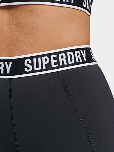 TRAIN leggings with contrasting logo detail - 3