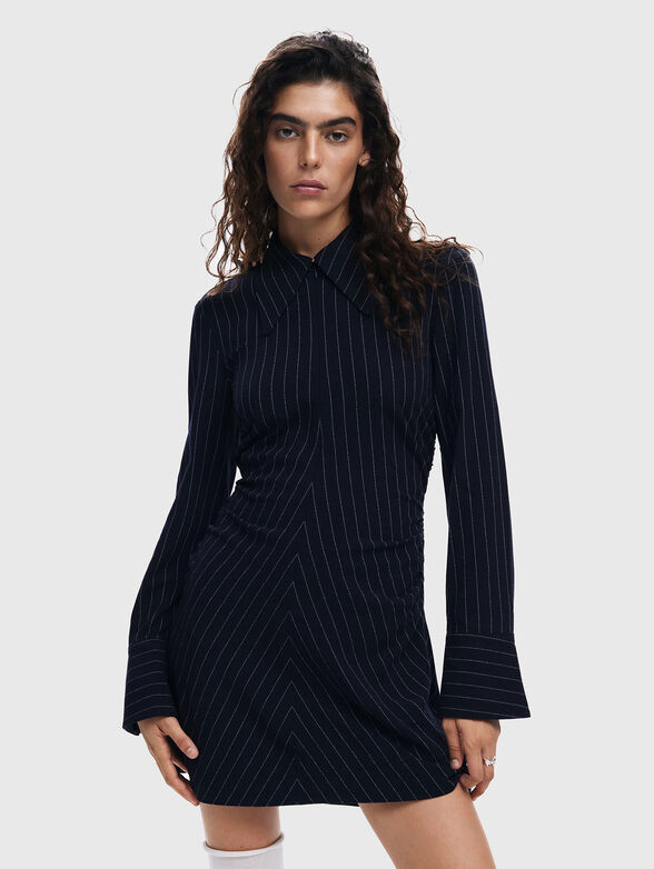 Striped slim dress - 0