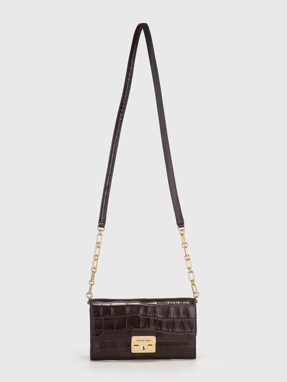 Black leather crossbody bag - 2
