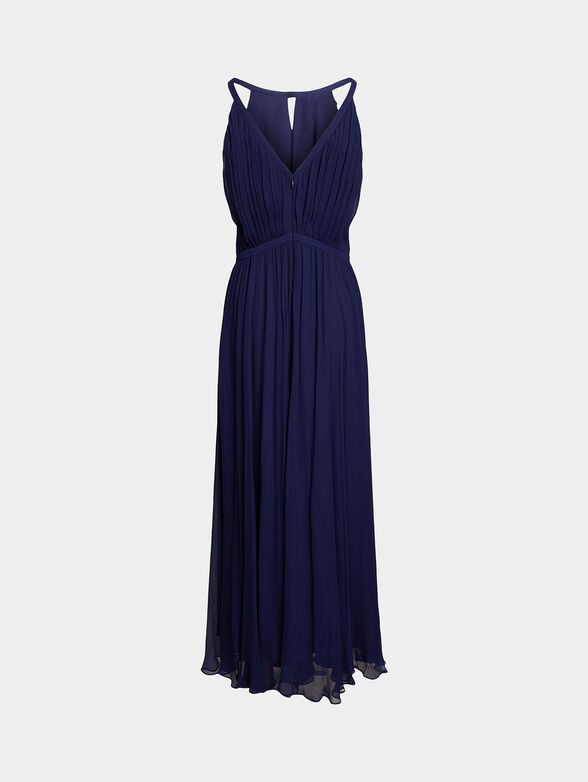 Blue viscose dress - 1