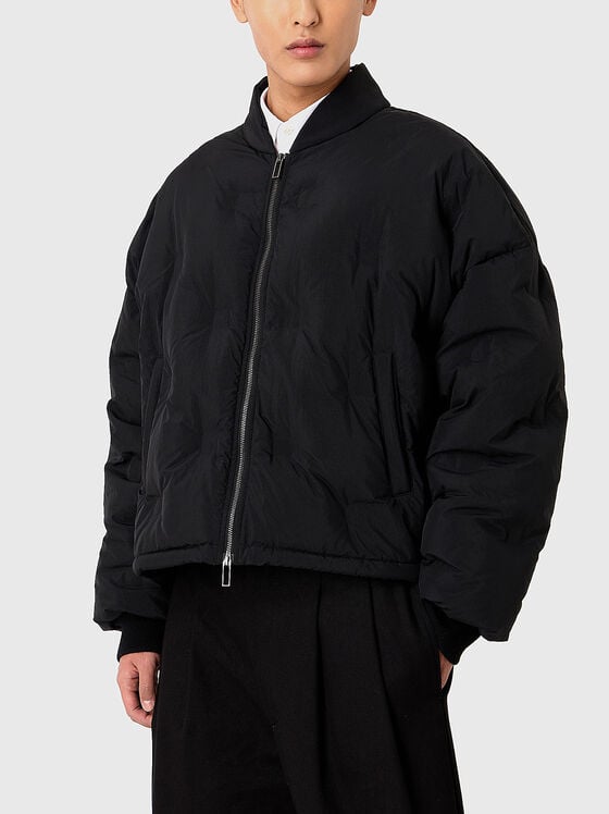 Oversized jacket with zip - 1