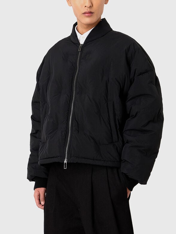 Oversized jacket with zip - 1