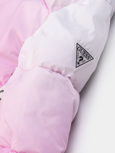 Padded jacket with gradiant effect - 3