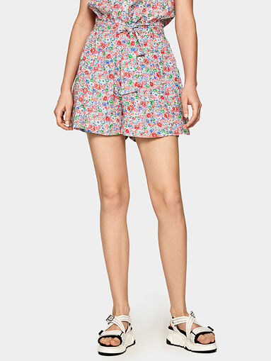PAULINA shorts with floral print - 5