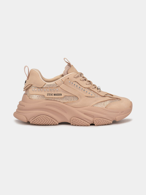 POSSESIONR beige sports shoes  - 1