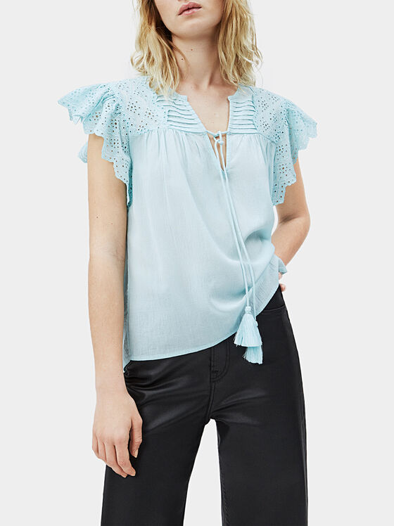 STELLA Ruflle sleeve blouse - 1
