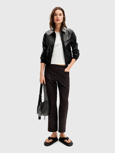 Black pants with print - 4