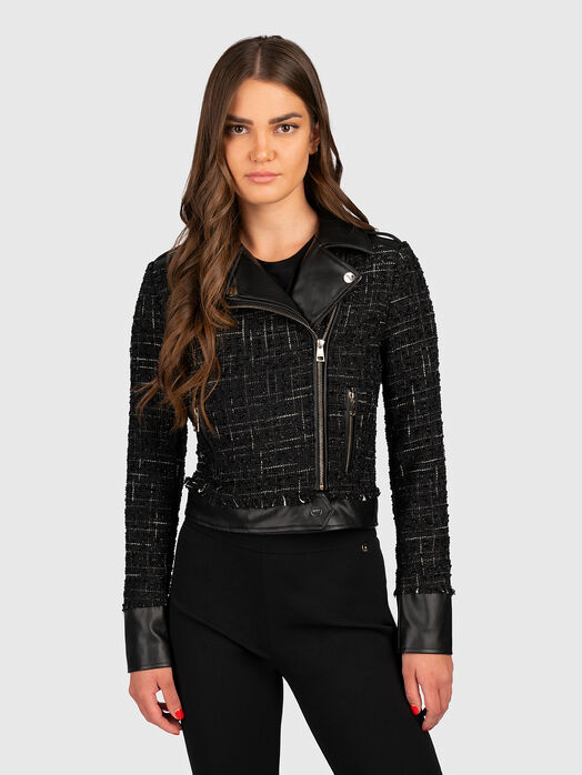 Black biker jacket 