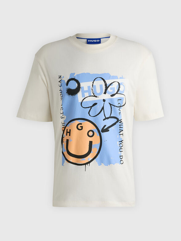 T-shirt with graffiti print - 1