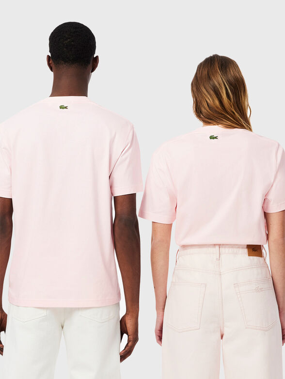 Cotton T-shirt with logo print - 3