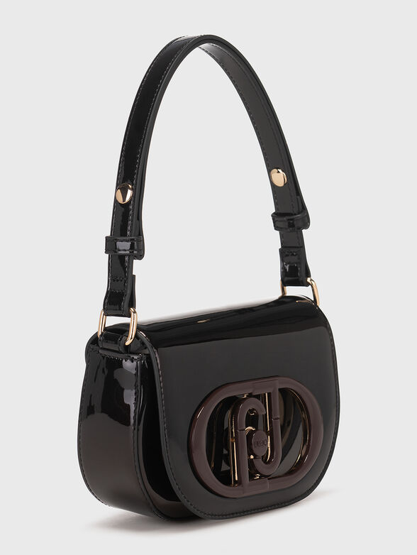 Dark brown bag with logo accent - 5