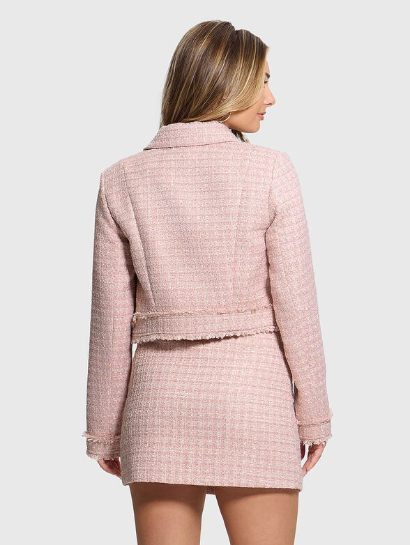 Cropped blazer made of tweed - 3