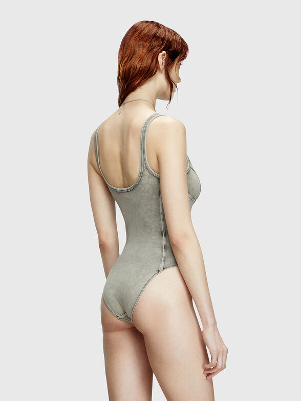 CAMI-DNM bodysuit with washed effect - 2