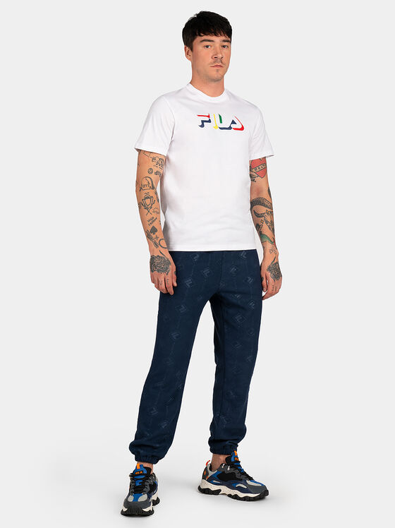 Black BELEN T-shirt with contrasting logo - 2