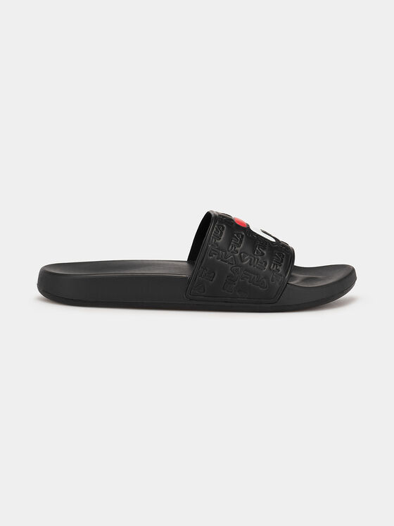 BAYWALK slippers with embossed logo texture - 1