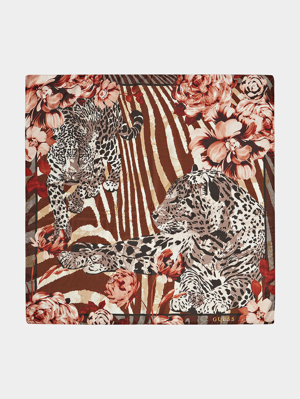 Scarf with animal print - 2