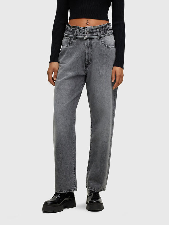 GLORILDE grey high waist jeans - 1