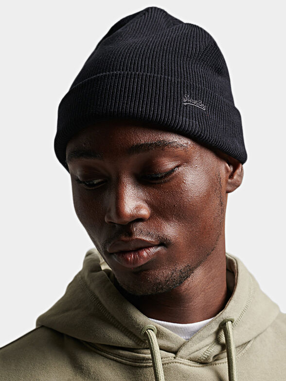 Knitted hat with logo embroidery - 2