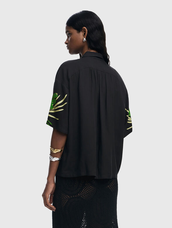 ARTEMISA shirt with tropical print - 3