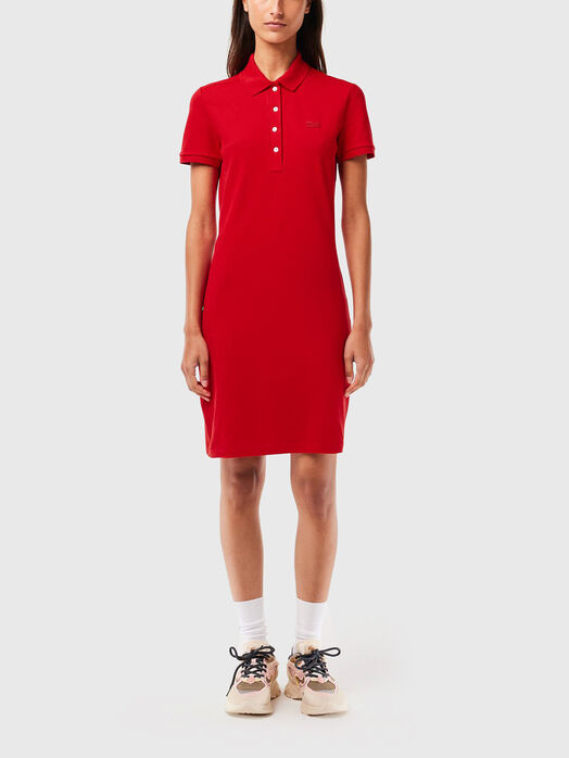 Piqué polo dress