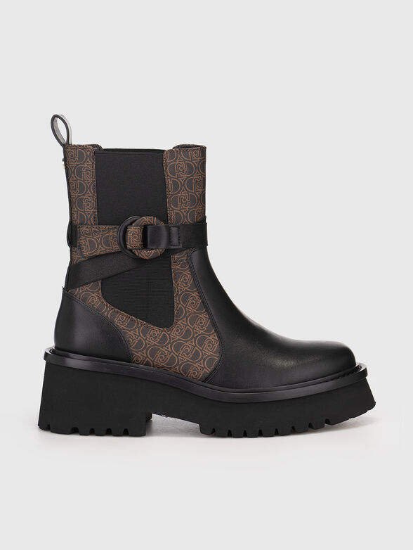 FLAIR 16 boots with logo print - 0