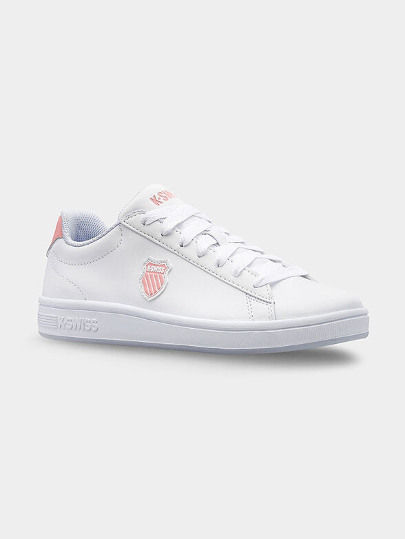 COURT SHIELD sneakers with pink accents - 1