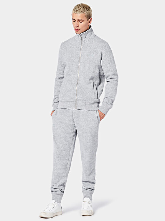 Sweatshirt with logo embroidery - 1