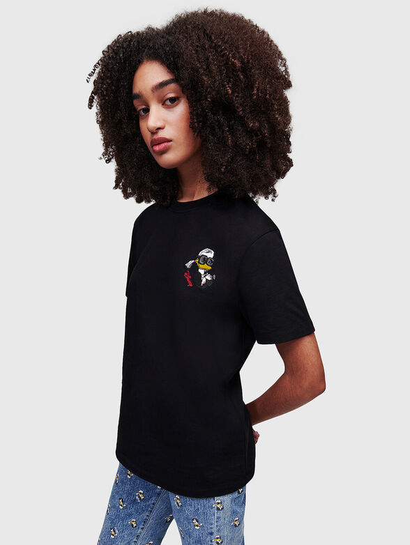 KLxDISNEY black T-shirt with embroidery - 3