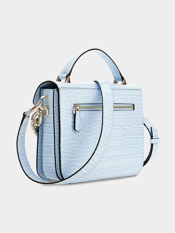 RETOUR blue crossbody bag with gold-colored accents - 2