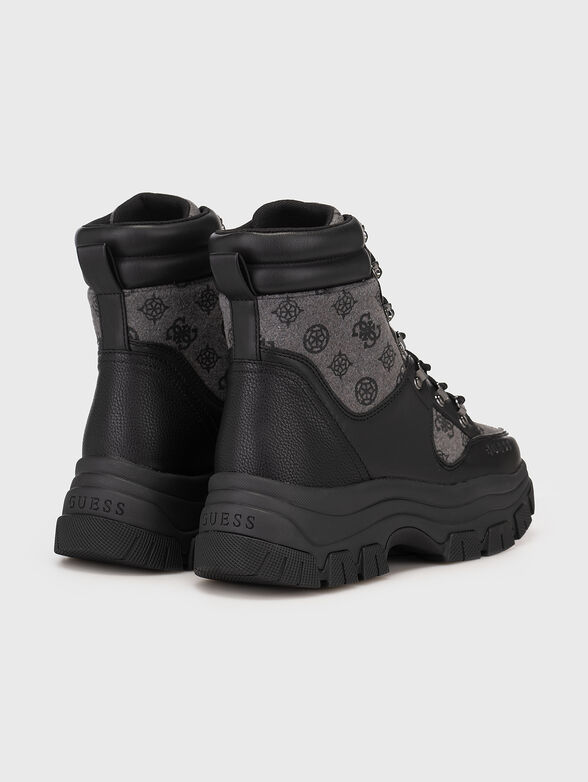 BLIZA boots with monogram print - 3