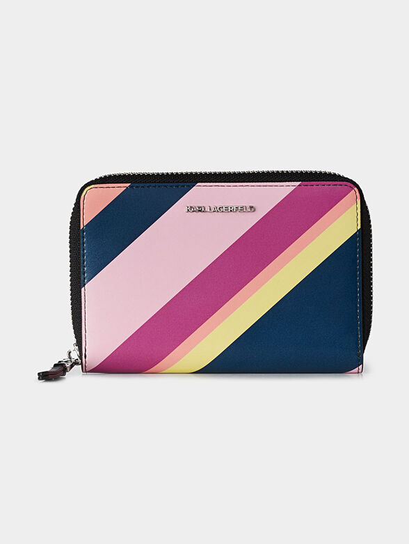 K/KARL SEVEN Wallet with striped print - 1