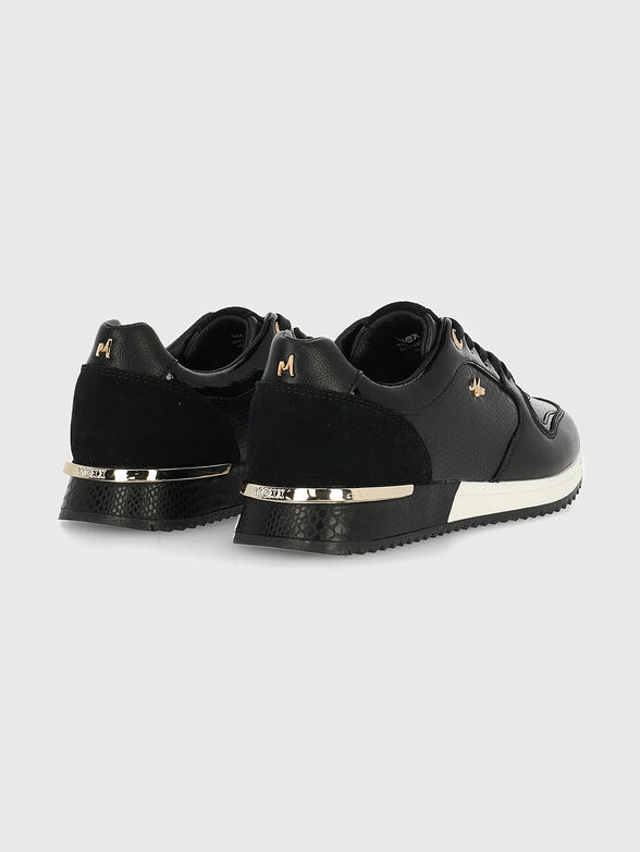 FLEUR sneakers with gold details - 4