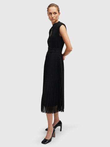 Black midi dress - 3