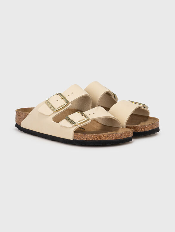 ARIZONA slippers in ecru color - 2