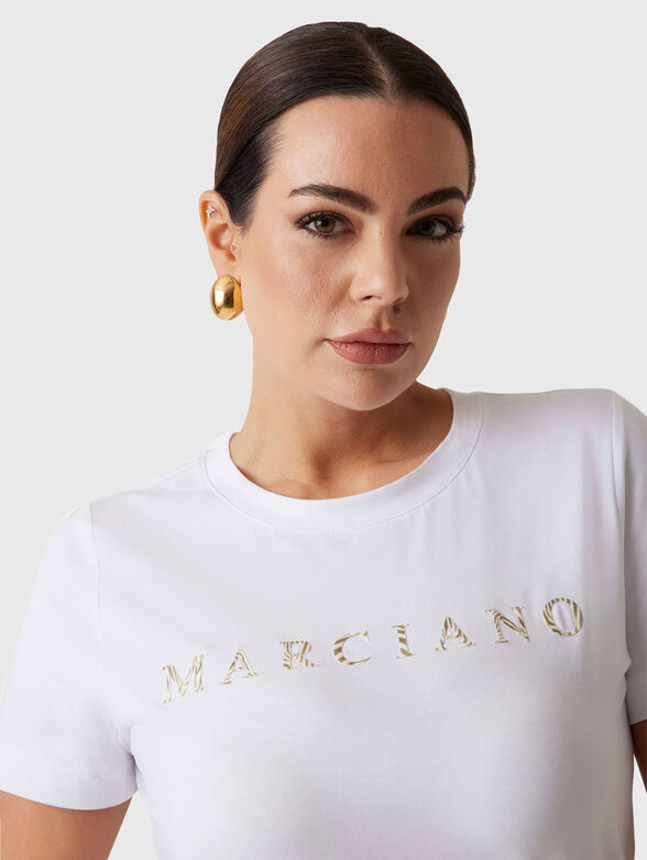 CANDY cotton t-shirt with an oval neckline - 3