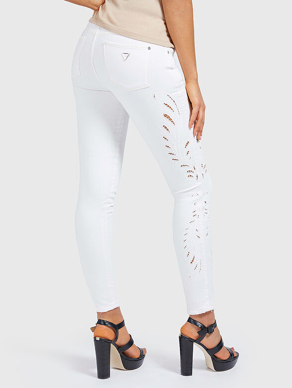 SEXY CURVE Jeans with embroidery - 3