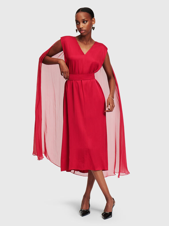 Dress with cape - 1