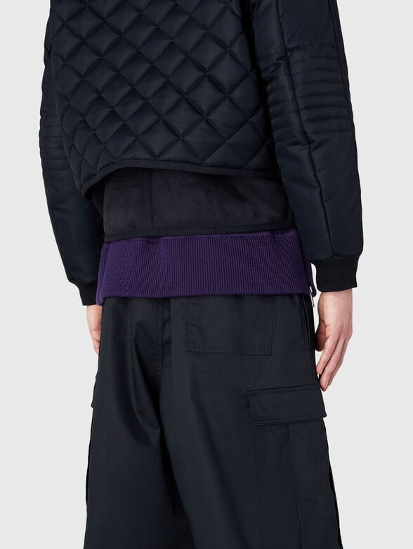 Transition jacket with quilted effect - 5