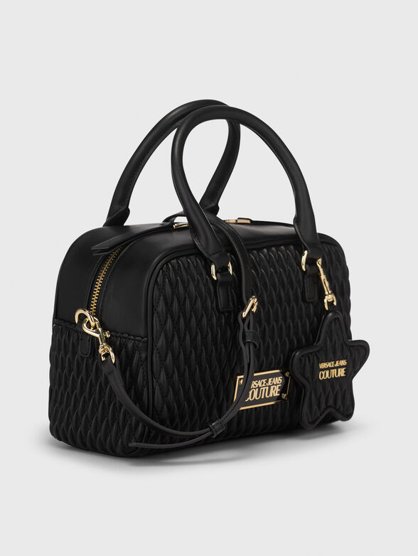 Quilted bag in black  - 4