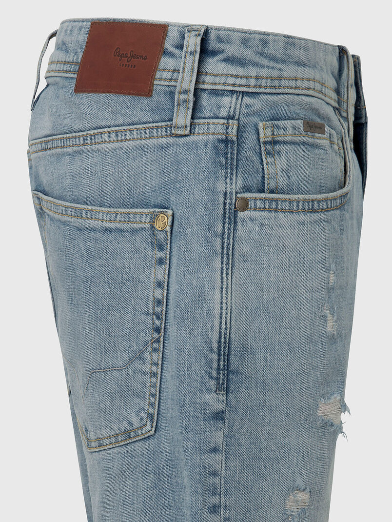 TAPER denim shorts - 2