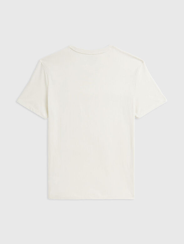 Slim T-shirt with logo embroidery - 1