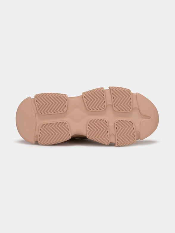 POSSESIONR beige sports shoes  - 5