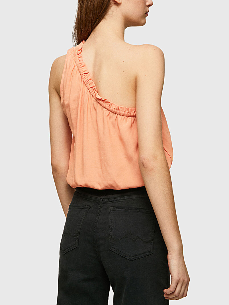 Orange top with one shoulder - 2