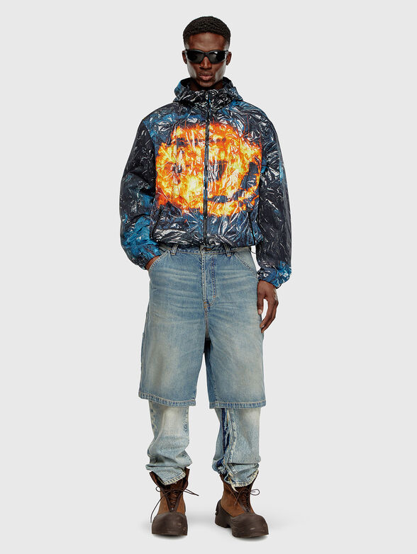 J-WARRETT-POSTER jacket with abstract print - 2