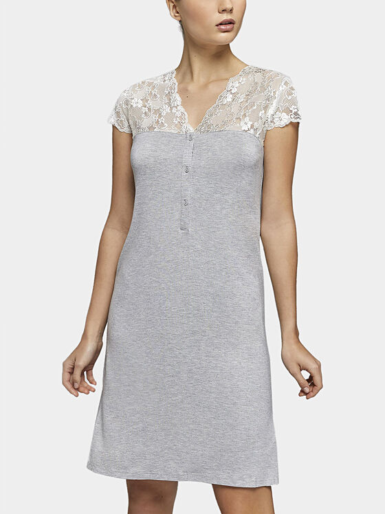 Short-sleeve nightshirt PRIMULA - 1