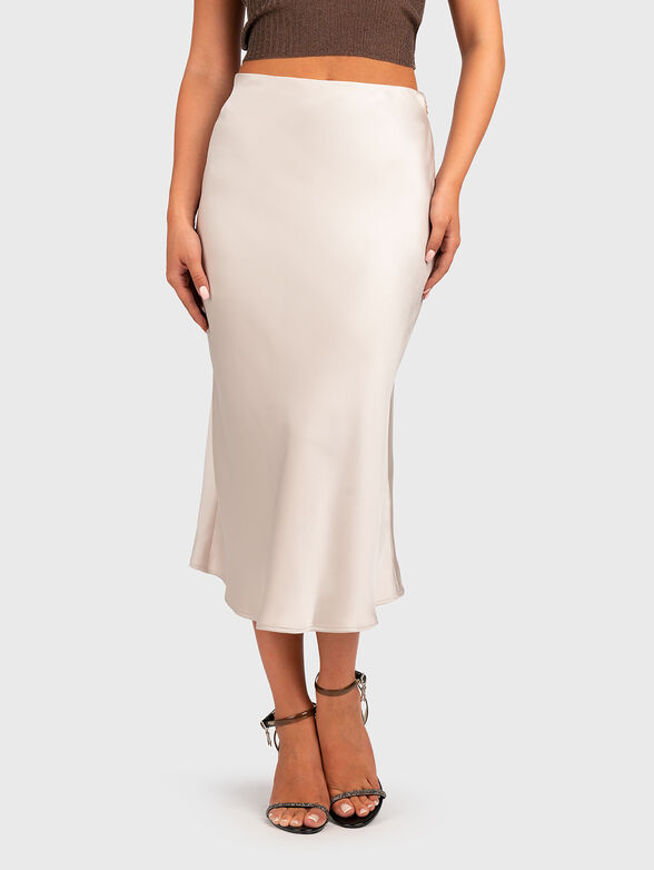 Skirt with satin effect - 1