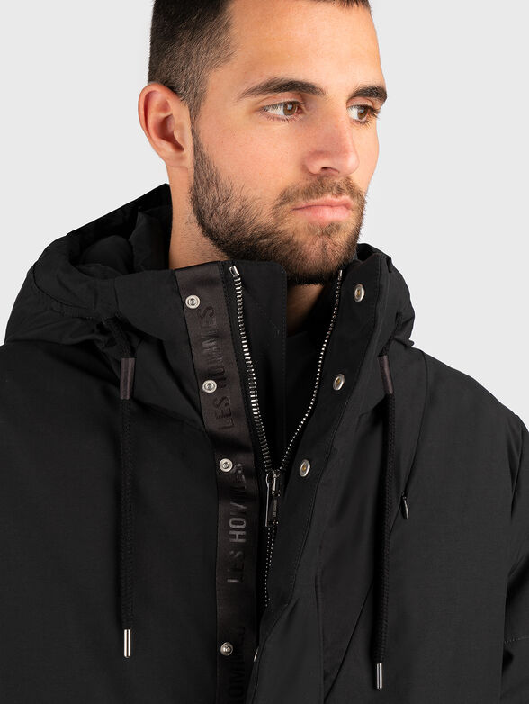 Black jacket with hood - 4
